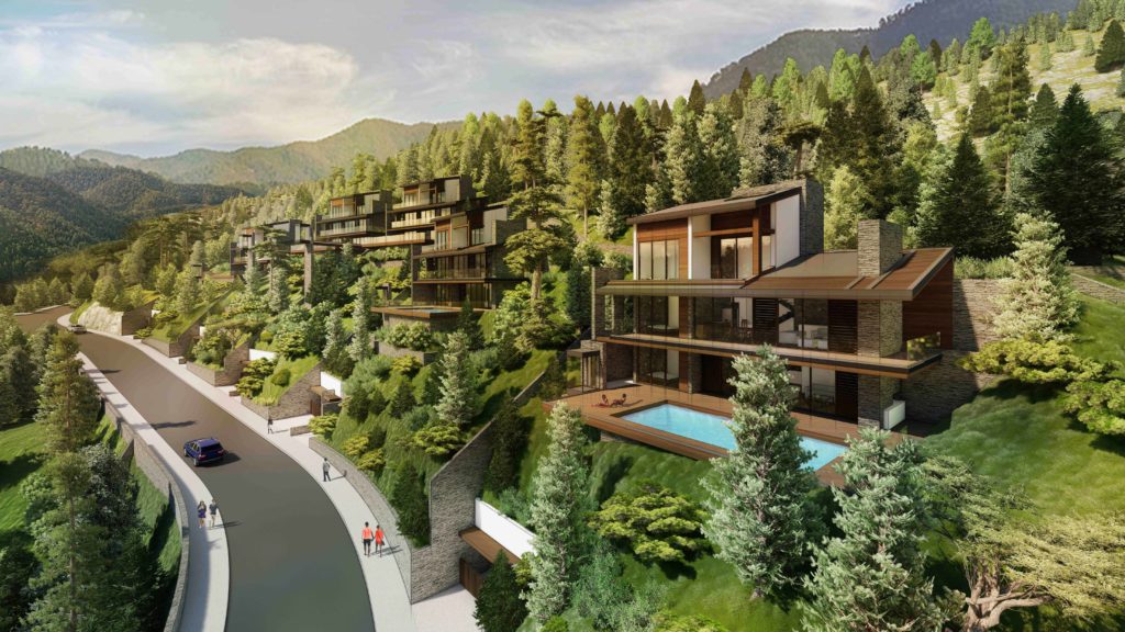 Visualizations of Kakopetria houses for UDS Architects